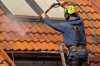 Démoussage et hydrofuge de toiture à Ménonval